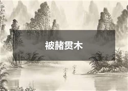 被赭贯木