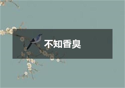 不知香臭