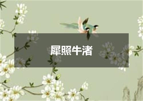 犀照牛渚