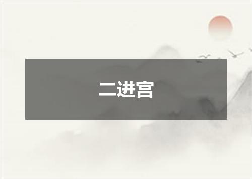二进宫