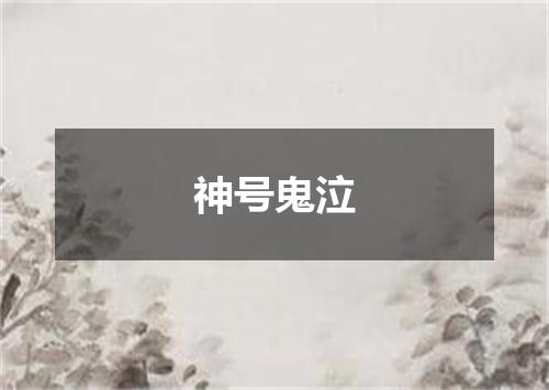 神号鬼泣