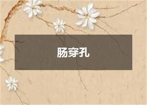 肠穿孔