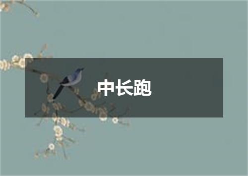 中长跑