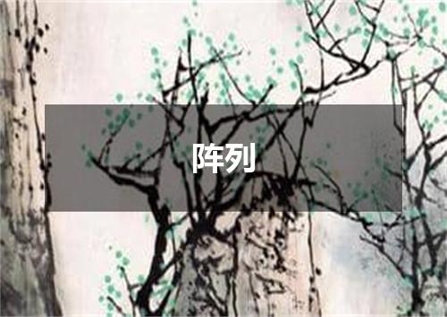 阵列