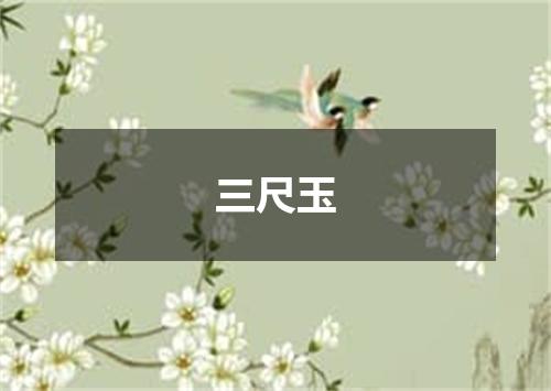 三尺玉