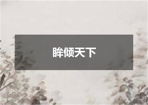 眸倾天下