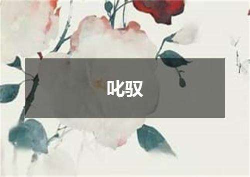 叱驭