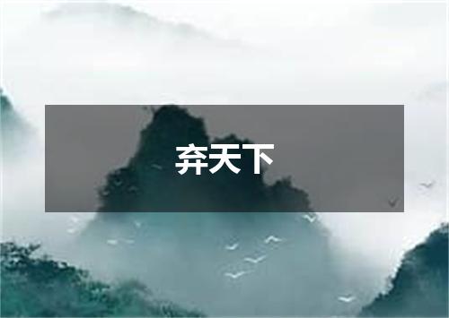 弃天下
