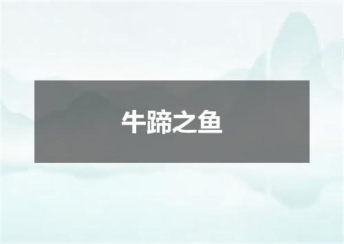 牛蹄之鱼