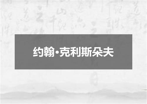 约翰·克利斯朵夫