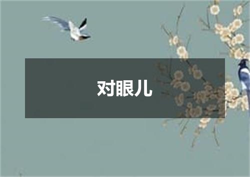 对眼儿
