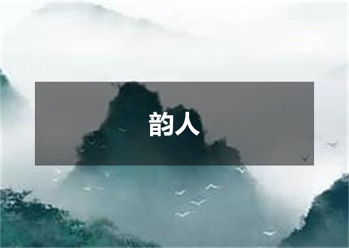 韵人