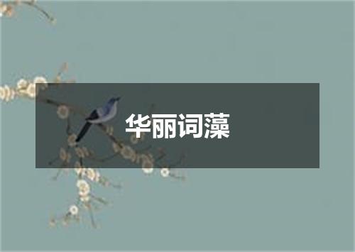华丽词藻