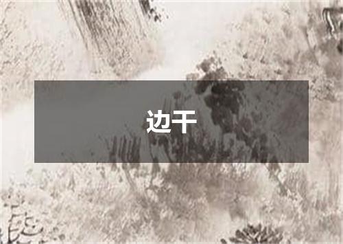边干