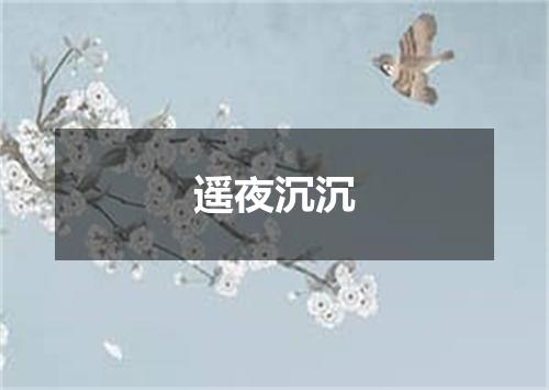 遥夜沉沉