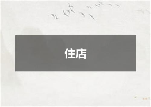 住店
