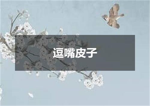 逗嘴皮子
