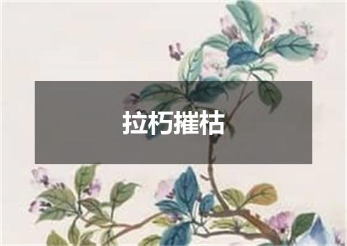 拉朽摧枯
