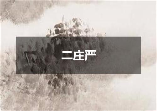 二庄严
