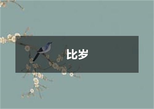 比岁