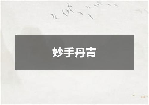 妙手丹青