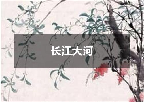 长江大河