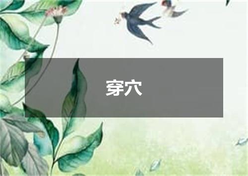 穿穴