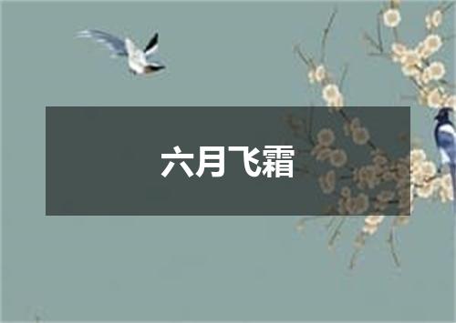 六月飞霜