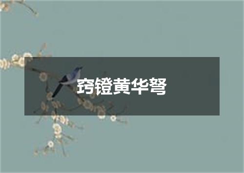 窍镫黄华弩