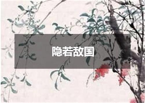 隐若敌国