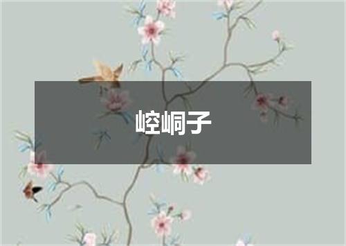 崆峒子