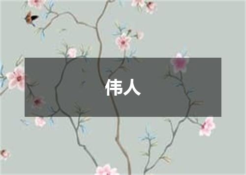 伟人
