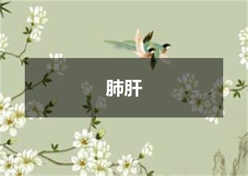 肺肝
