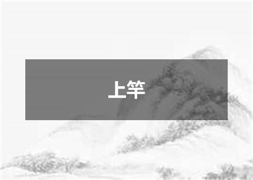 上竿