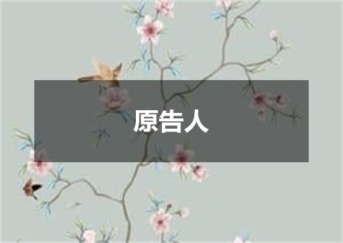 原告人