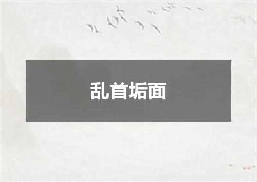 乱首垢面