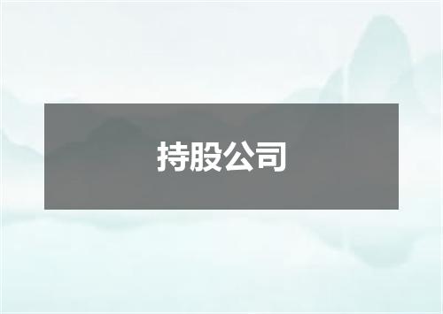 持股公司