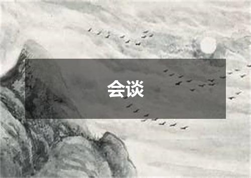 会谈