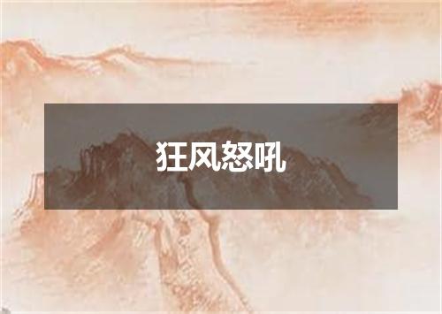 狂风怒吼