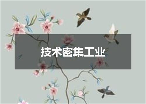 技术密集工业