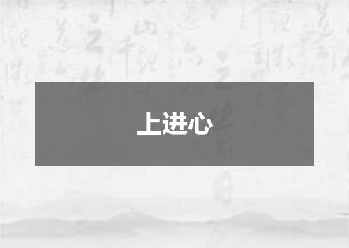 上进心