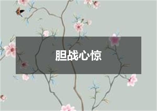胆战心惊