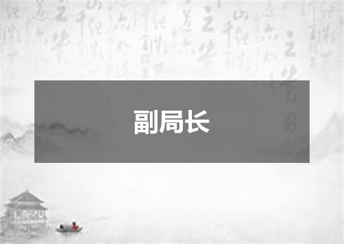 副局长