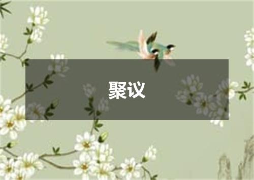 聚议