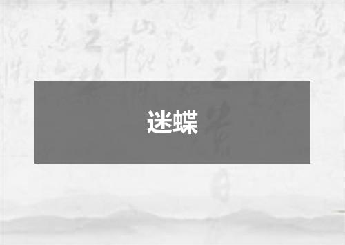 迷蝶