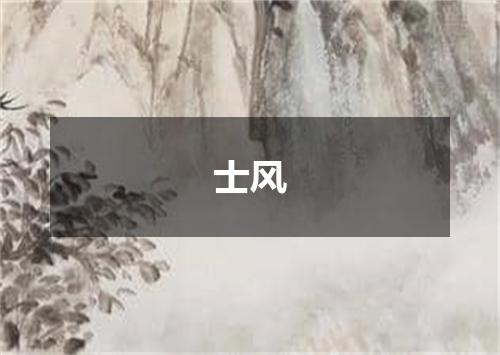 士风