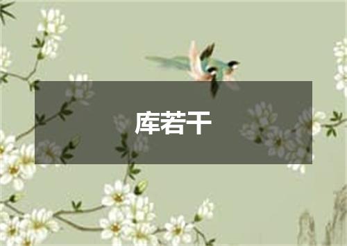库若干