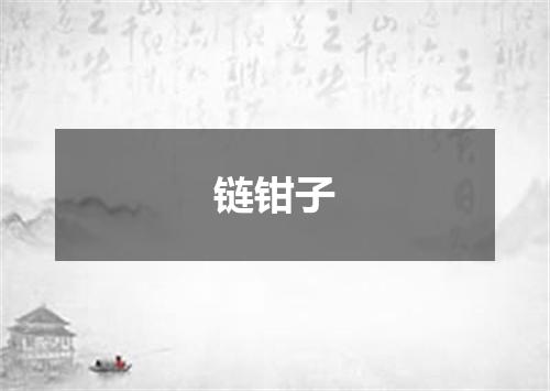 链钳子