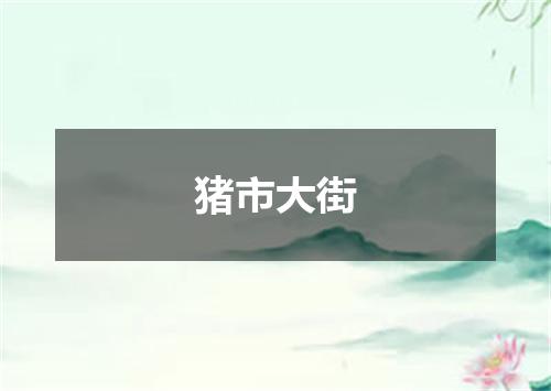 猪市大街