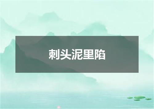 刺头泥里陷